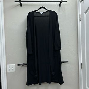 LulaRoe Sarah cardigan - solid black